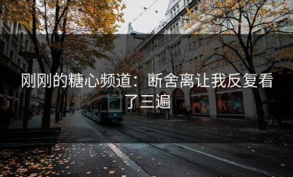 刚刚的糖心频道：断舍离让我反复看了三遍