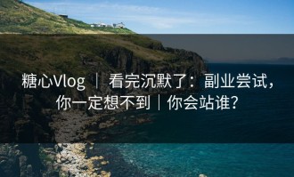 糖心Vlog ｜ 看完沉默了：副业尝试，你一定想不到｜你会站谁？