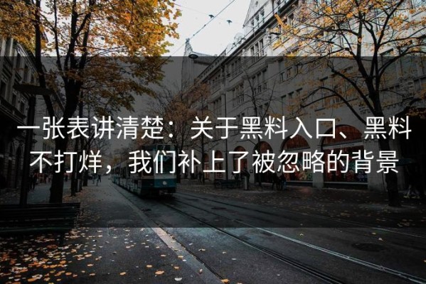 一张表讲清楚：关于黑料入口、黑料不打烊，我们补上了被忽略的背景